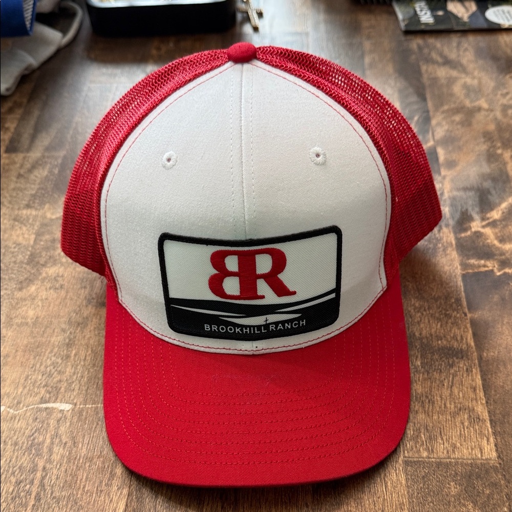 Brookhill Ranch Red & White Trucker Hat
